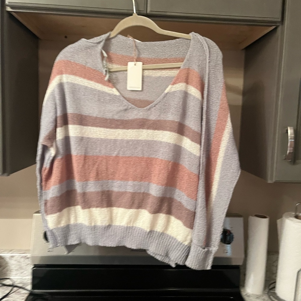 Multicolor Stripe Sweater